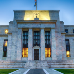 The Federal Reserve building in Washington, DC